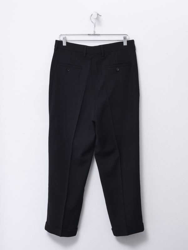 CARROT FIT TROUSERS_BLACK/001